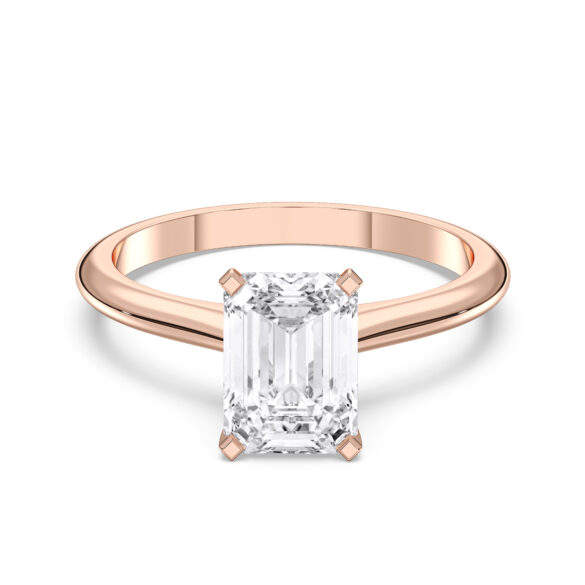 Emerald Solitaire Ring