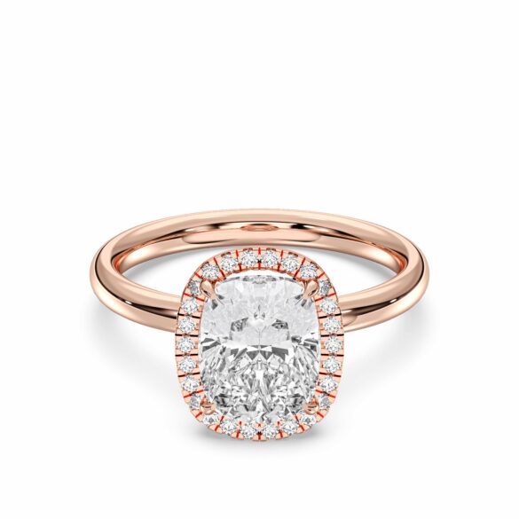 Cushion Halo Ring